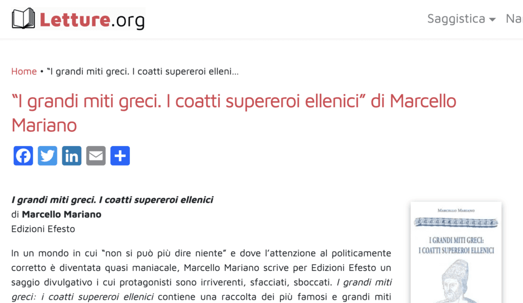 Recensione Letture.org I coatti supereroi ellenici